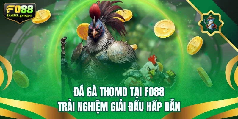 Đá Gà Thomo Tại Fo88 - Trải Nghiệm Giải Đấu Hấp Dẫn